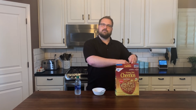 Jason Eats Cereal with Water (Taste Test Challenge)